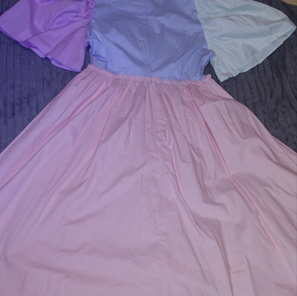 Multi color spring summer dress